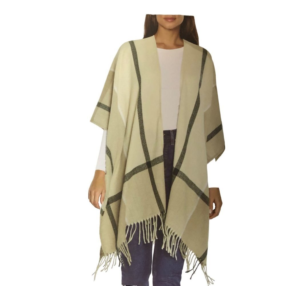 THREE DOTS $98‎ CASHMERE BLEND WRAP NEW WITH TAG